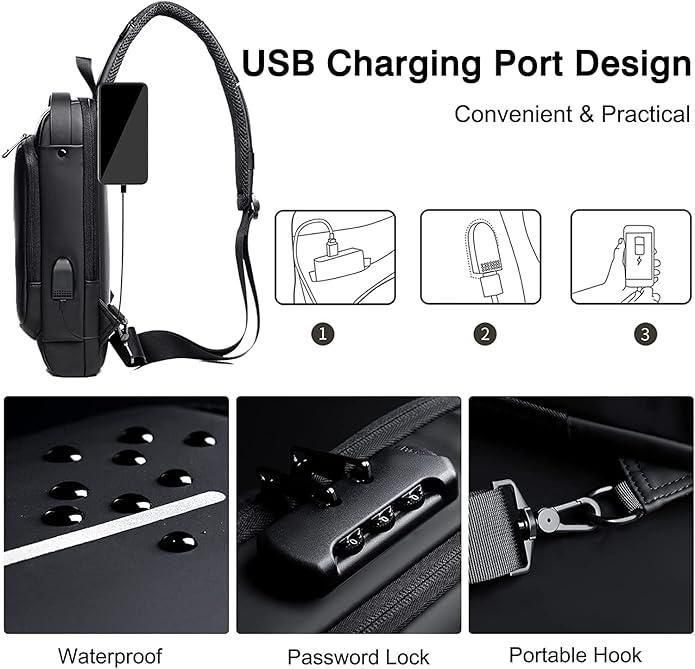 š„Sling Bag | Anti-Theft Crossbody Backpack for Daily & Travelāļøš§³